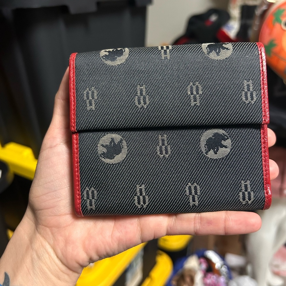 Designer Black and Red Women's Wallet